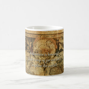 Vintage Classical World Map Coffee Mug