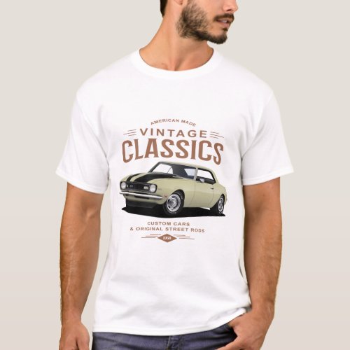 Vintage Classics Muscle Car T_Shirt
