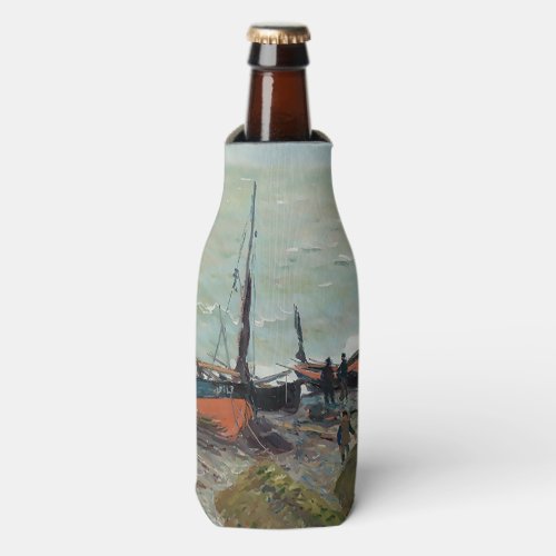 Vintage Claude Monet Fishing Boats      Bottle Cooler