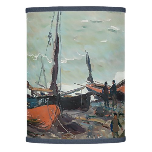 Vintage Claude Monet Fishing Boats     Lamp Shade