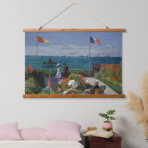 Vintage Claude Monet Terrasse a Sainte-Adresse