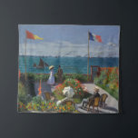 Vintage Claude Monet Terrasse a Sainte-Adresse Tapestry<br><div class="desc">This product is inspired by Terrasse a Sainte-Adresse,  an oil on canvas painting created by the French impressionist painter Claude Monet between 1866 and 1867.</div>