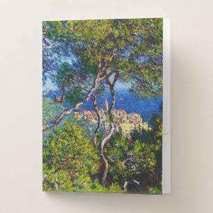 Vintage Claude Monet's Bordighera Pocket Folder