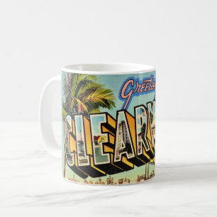 Vintage Clearwater Florida Coffee Mug