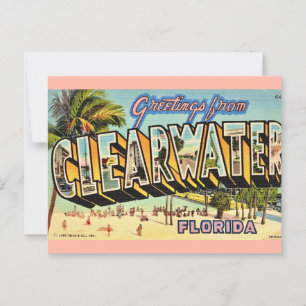 Vintage Clearwater Florida Postcard