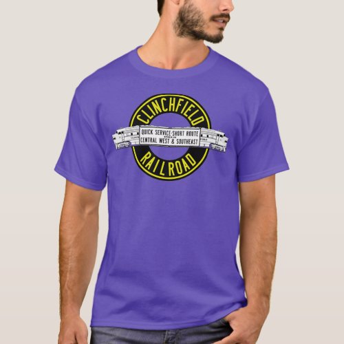 Vintage Clinchfield Railroad T_Shirt