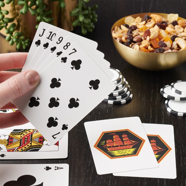 Vintage Clipper Ship Sailing Poker Cards (Creator Uploaded)