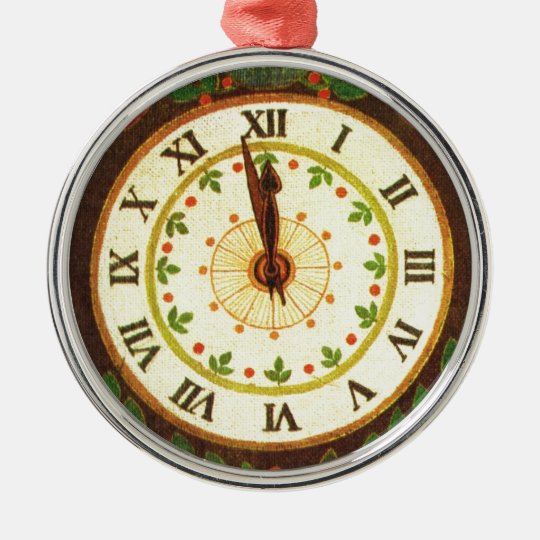 vintage clock countdown to christmas metal ornament vintage clock countdown to christmas metal ornament