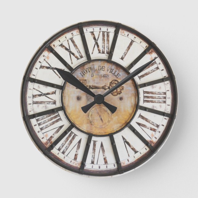 VINTAGE CLOCK FACE | roman numerals (Front)