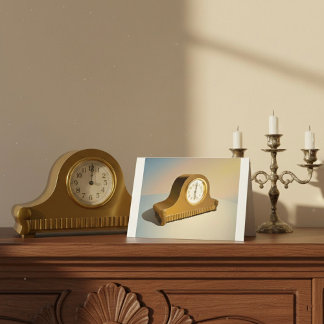 Vintage Clock Greeting Cards