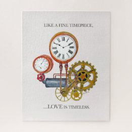 Vintage Clock Jigsaw Puzzle