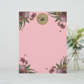 Vintage Clock with Flowers (Standing Front)