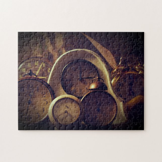 Vintage Clocks Jigsaw Puzzle (Horizontal)