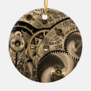 Vintage Clockwork Ornament
