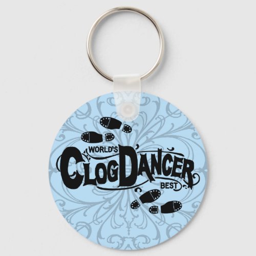 Vintage Clog Dancer Clogging Keychain