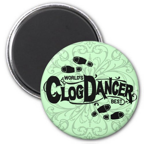 Vintage Clog Dancer Clogging Magnet