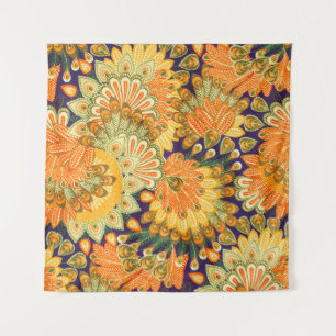 Vintage cloth pattern: close-up texture. tapestry