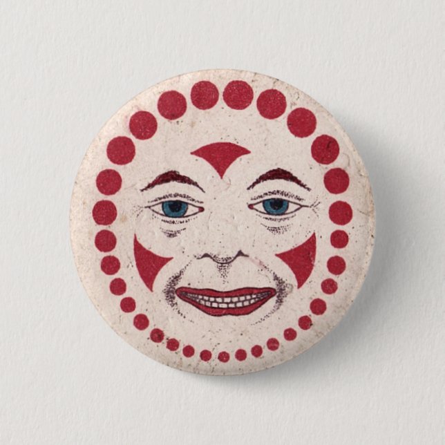 Vintage Clown Disc Button (Front)