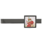 Vintage Clown Jester Musician Cat Mandolin