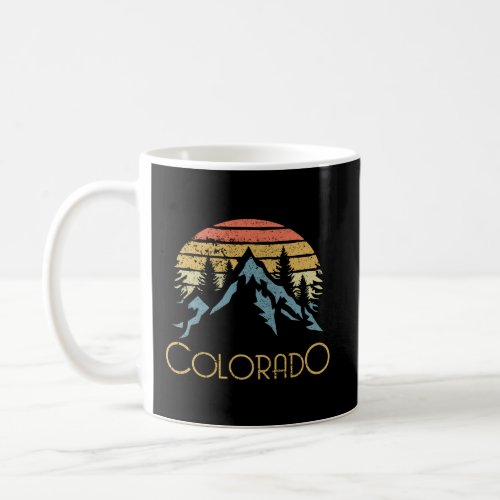 Vintage Co Colorado Mountains Outdoor Adventure Sw Coffee Mug