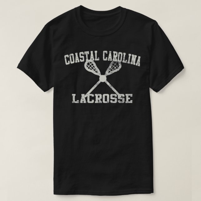 Vintage Coastal Carolina Lacrosse T-Shirt (Design Front)