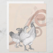 Vintage Cochin Chickens (Front/Back)