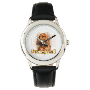 Vintage Cocker Spaniel Dog Animals Lover Pet Owner Watch