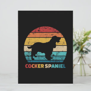 Vintage Cocker Spaniel   Gift Cocker Spaniel Lover