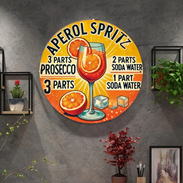 Vintage cocktail Aperol Spritz  Sign (Creator Uploaded)