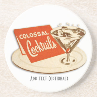 Vintage Cocktail Coaster