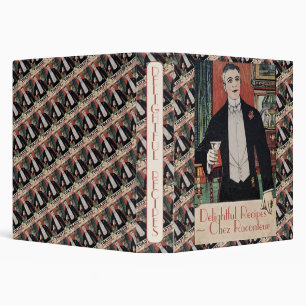 Vintage Cocktail Culture Recipe Binder