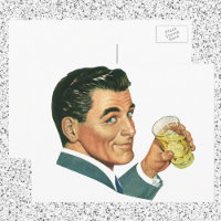 Vintage Cocktails Beverages, Man Drinking Drinks