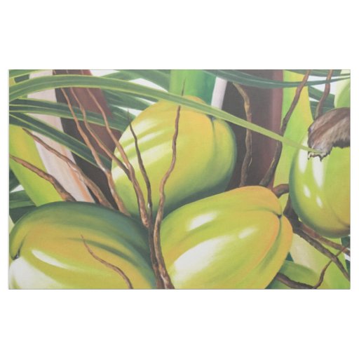 Vintage Coconut Palm tropical Fabric