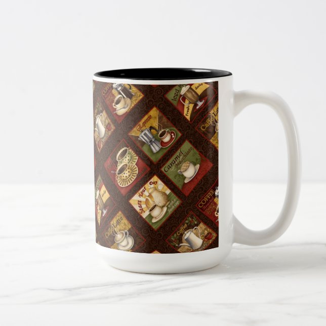 Vintage Coffee Ads Mug (Right)
