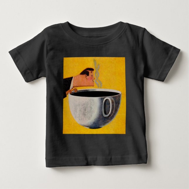 Vintage Coffee Advertisement Baby T-Shirt (Front)