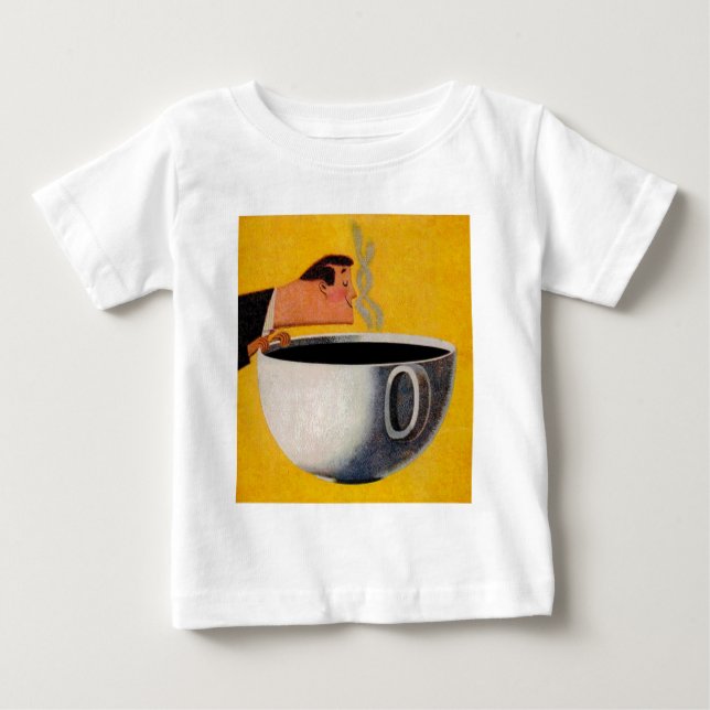 Vintage Coffee Advertisement Baby T-Shirt (Front)