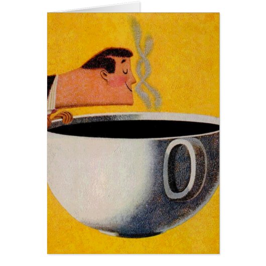 Vintage Coffee Advertisement Cards (Front)