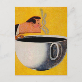 Vintage Coffee Advertisement Postcard