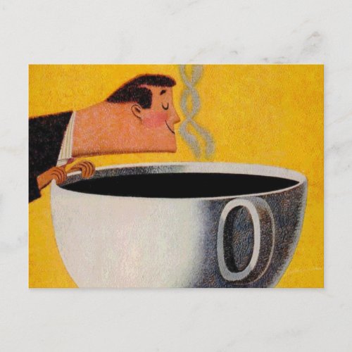 Vintage Coffee Advertisement Postcard
