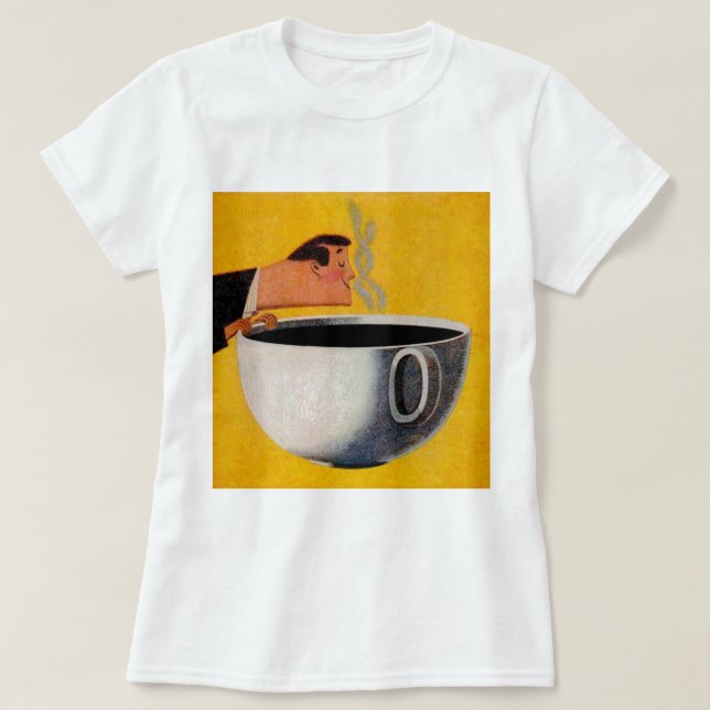 Vintage Coffee Advertisement T-Shirt (Design Front)