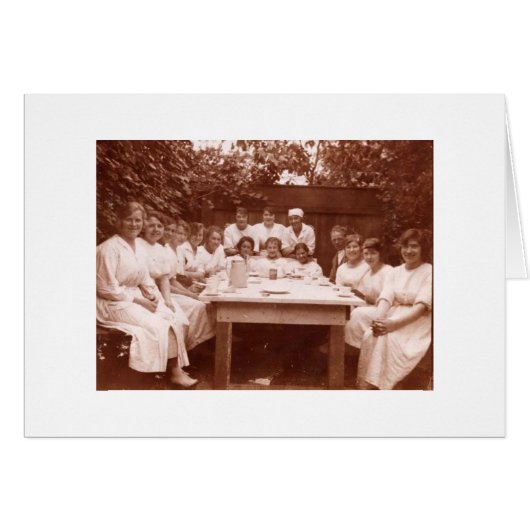 Vintage - Coffee Break at Work, Cards (Front Horizontal)