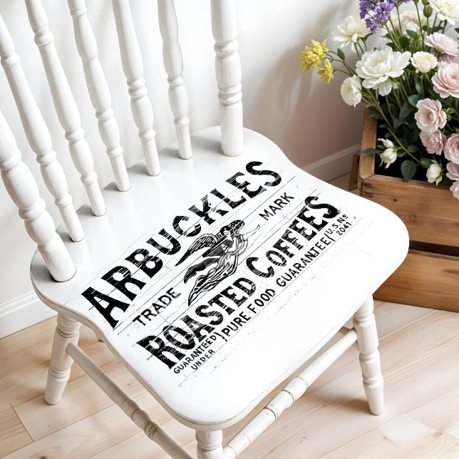 Vintage Coffee Decoupage Tissue Paper (This is a mockup, you design may appear larger/smaller on your decoupage piece.)