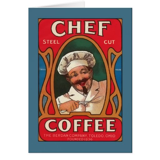Vintage Coffee Greetings Card | Zazzle