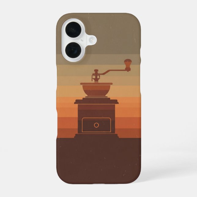 Vintage Coffee Grinder iPhone Case (Back)