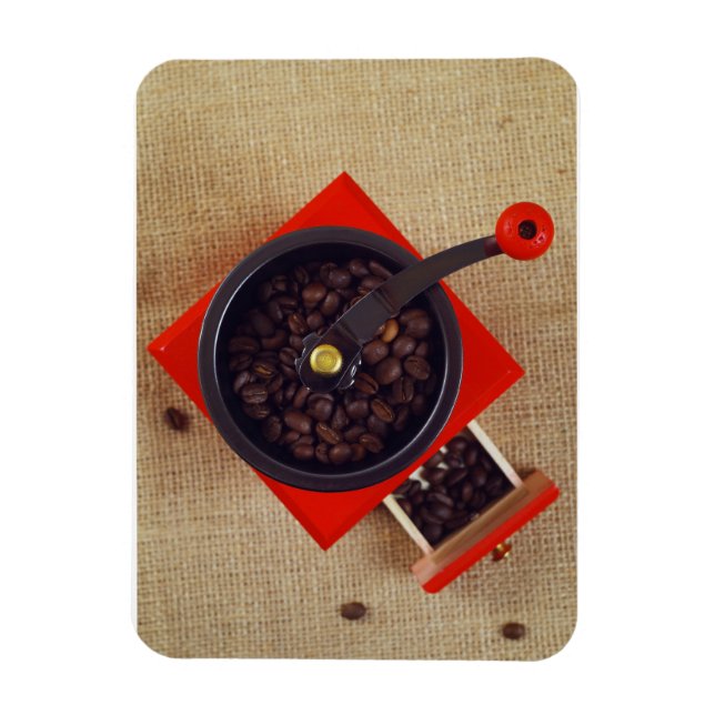 Vintage coffee grinder magnet (Vertical)