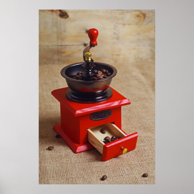 Vintage coffee grinder poster (Front)