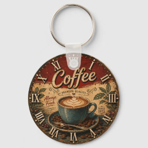 Vintage Coffee Keychain