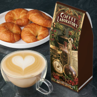 Vintage Coffee Laboratory Promotion Art