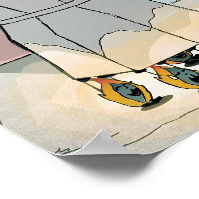 Vintage Coffee Maker Poster (Corner)