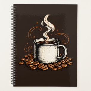 Vintage Coffee Mug Notebook Cozy Coffee Lover Jo